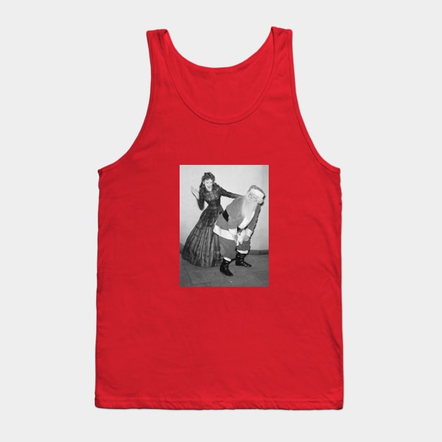 Bad Santa Tank Top by The Curious Cabinet